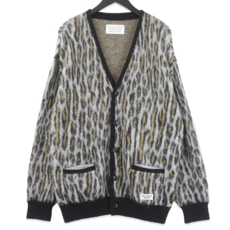WACKO MARIA（ワコマリア） モヘアカーディガン レオパード ニット
