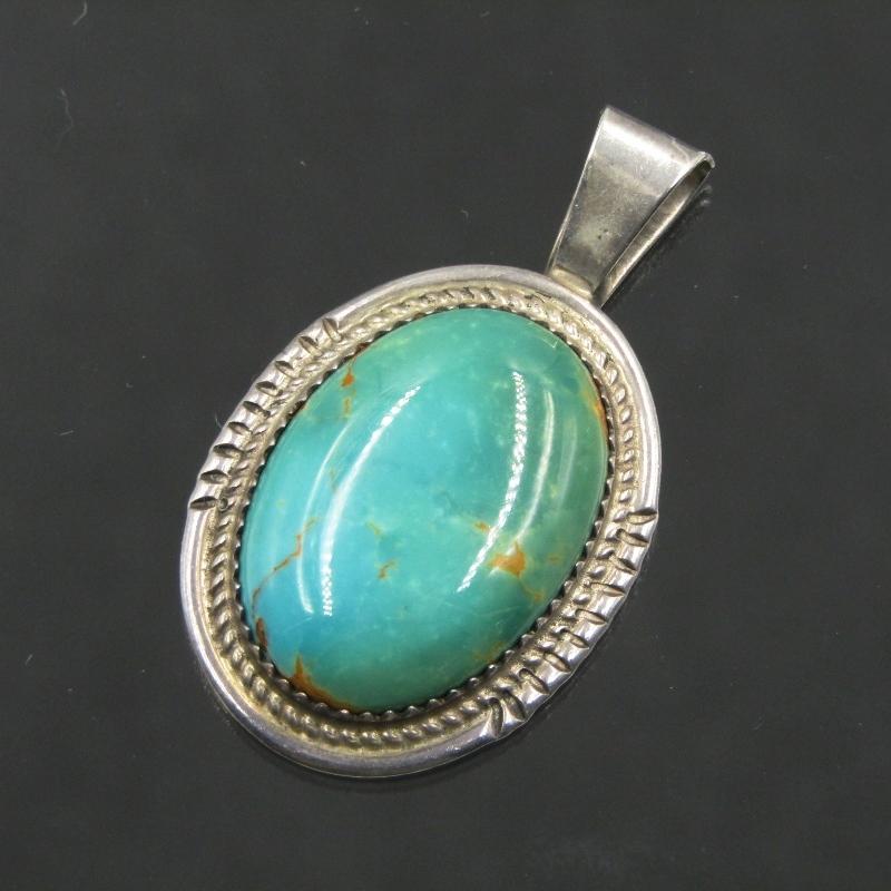 Running Bear Studio NAVAJO】ターコイズ トップ Running Bear Studio