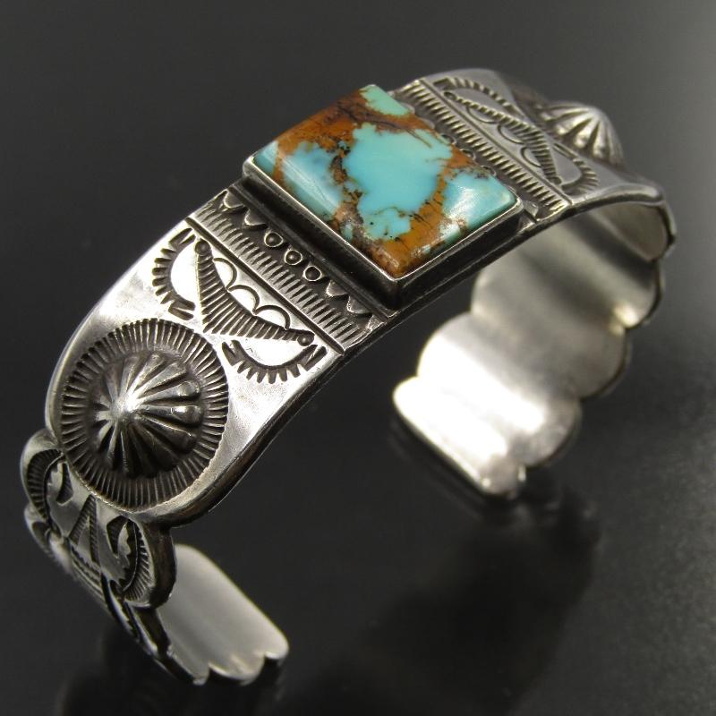 激レア] ESS エディソン・サンディ・スミス バングル ナバホ NAVAJO 激