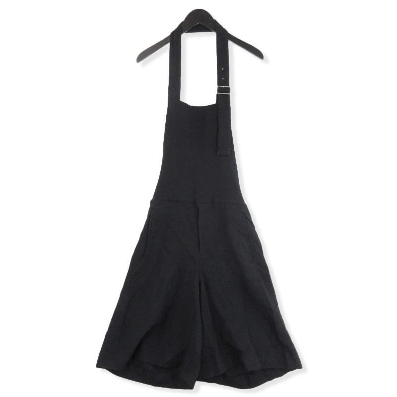 コムデギャルソン】ハーフパンツオーバーオールAD2006 黒 S