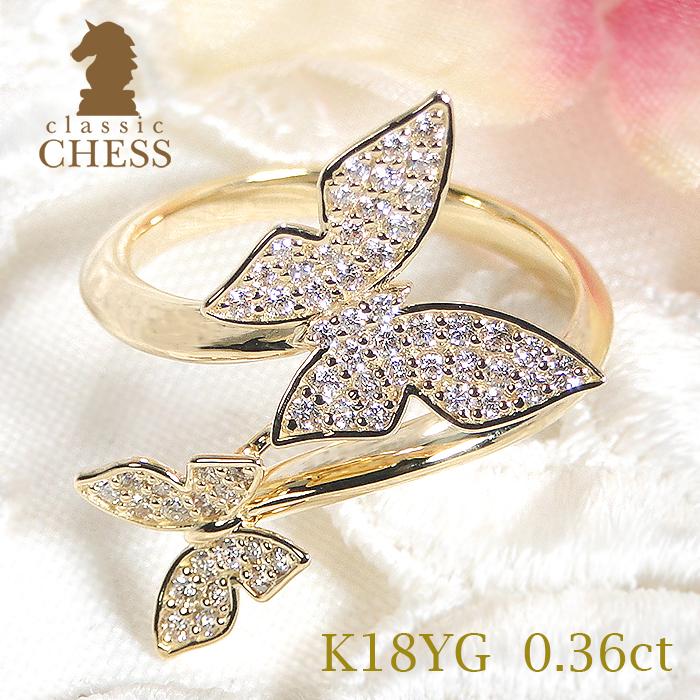 Classic CHESS（クラシックチェス） K18YG バタフライ デザイン