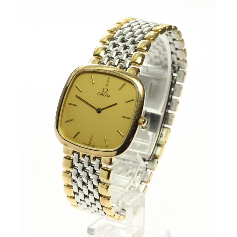 OMEGA（オメガ） 【OMEGA】オメガ デビル スクエア SS/GP ゴールド文字