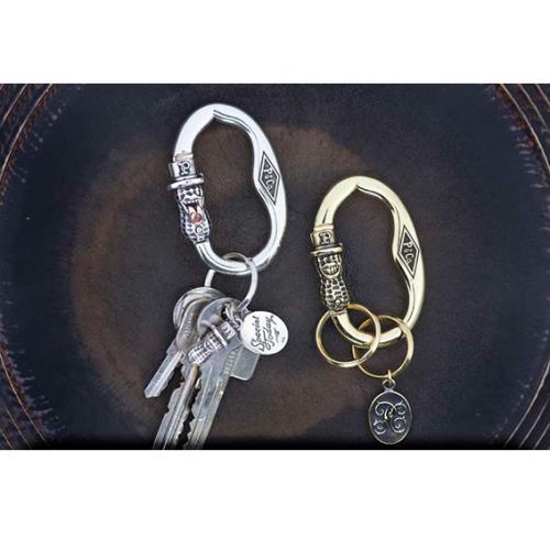 PEANUTS＆CO Peanuts&Co. BERO PEANUTS CARABINER SILVER : CG-STORE