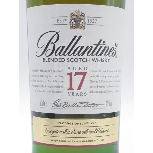 Ballantine's バランタイン 17年 箱付き 正規品 40度 700ml : お酒の