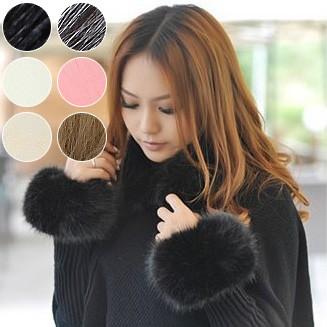 ファーカフス ファーウォーマー 両腕セット 付け袖 派手盛りゴージャス