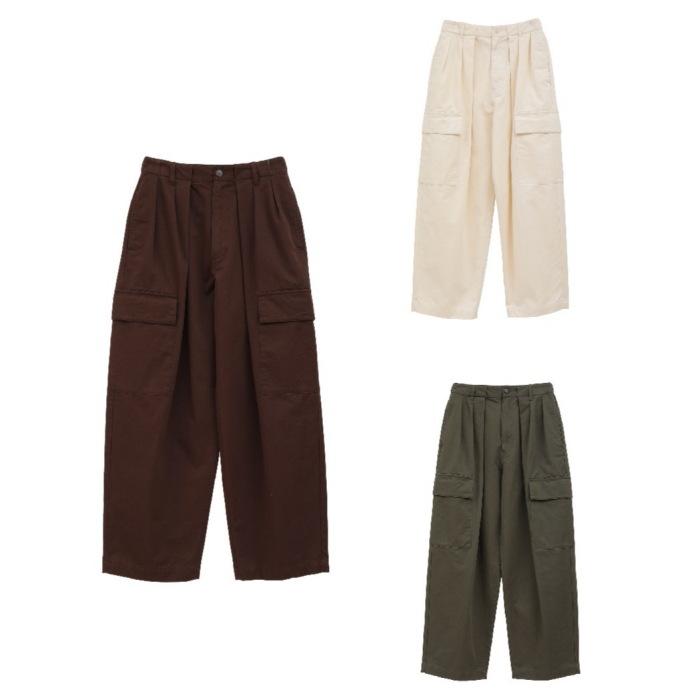 CLANE（クラネ） 正規商品 ワイドタック ワークパンツ WIDE TUCK WORK