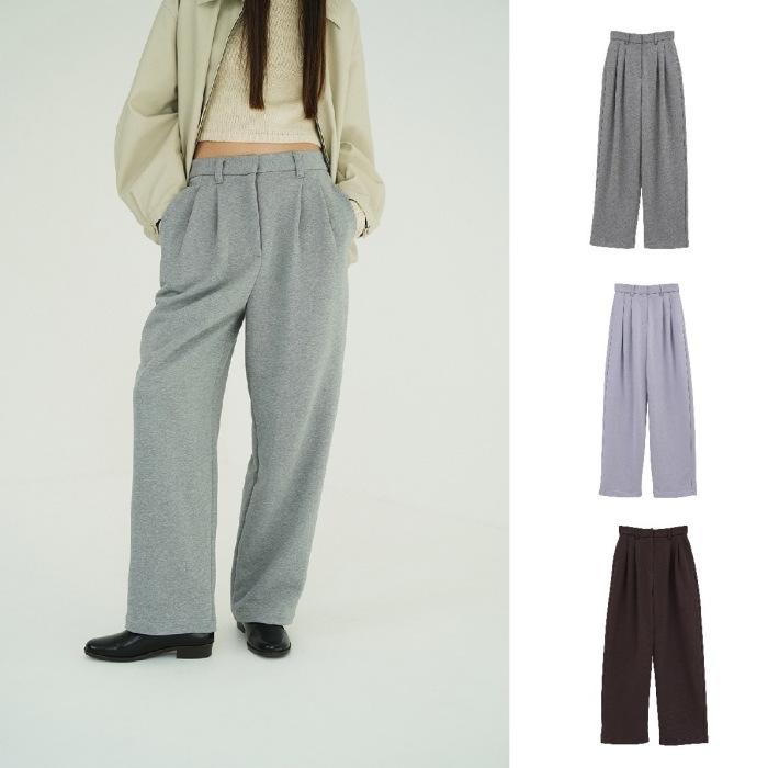 CLANE（クラネ） 正規商品 ボトムス ツータック スウェット パンツ TWO