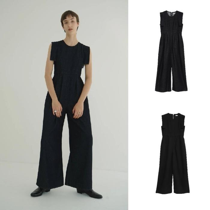 CLANE（クラネ） 正規商品 スクエア スリーブ デニム オールインワン