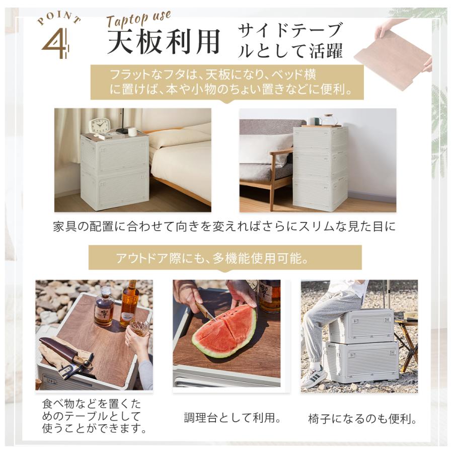 最新改良！収納ボックス 折りたたみ 3個 コンテナ ボックス 大型 収納