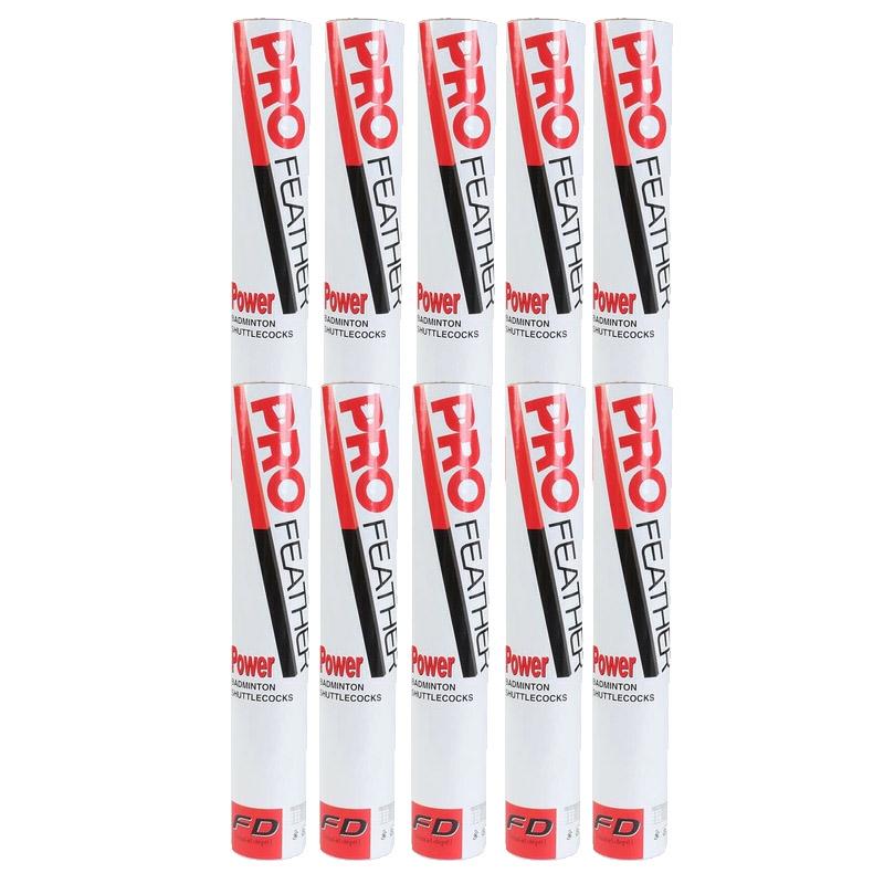 プロフェザー パワー 10ダース入り1箱 水鳥シャトルコック POWER PF