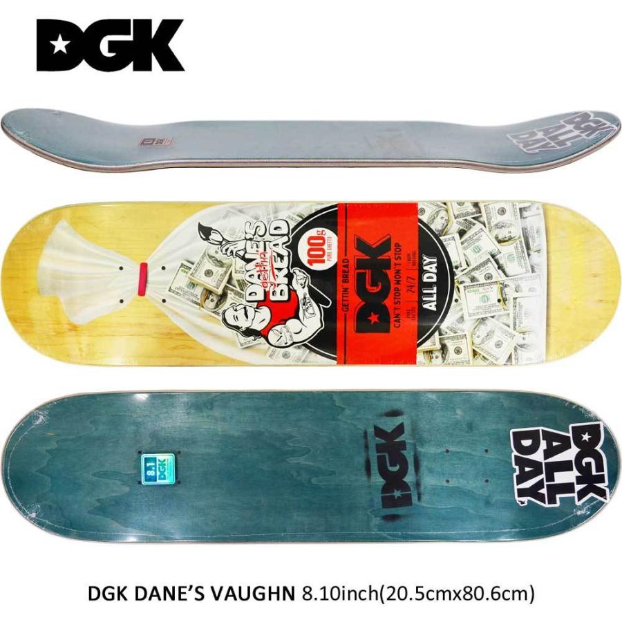 DGK DGK 8.1インチ スケボー デッキ Dane's Pro Bread Vaughn