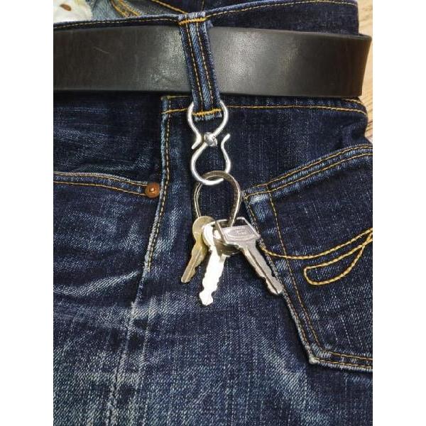 フラットヘッド JE-KH1 エイトフック シルバーキーホルダー THE FLAT