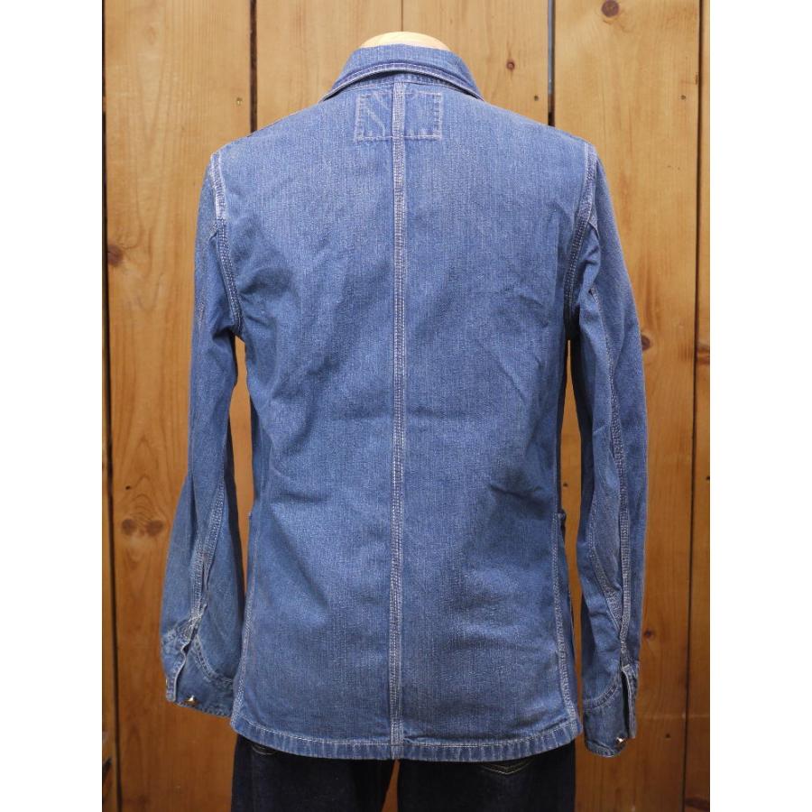 SUGAR CANE シュガーケーン 11oz ブルーデニムワークコート ユーズド