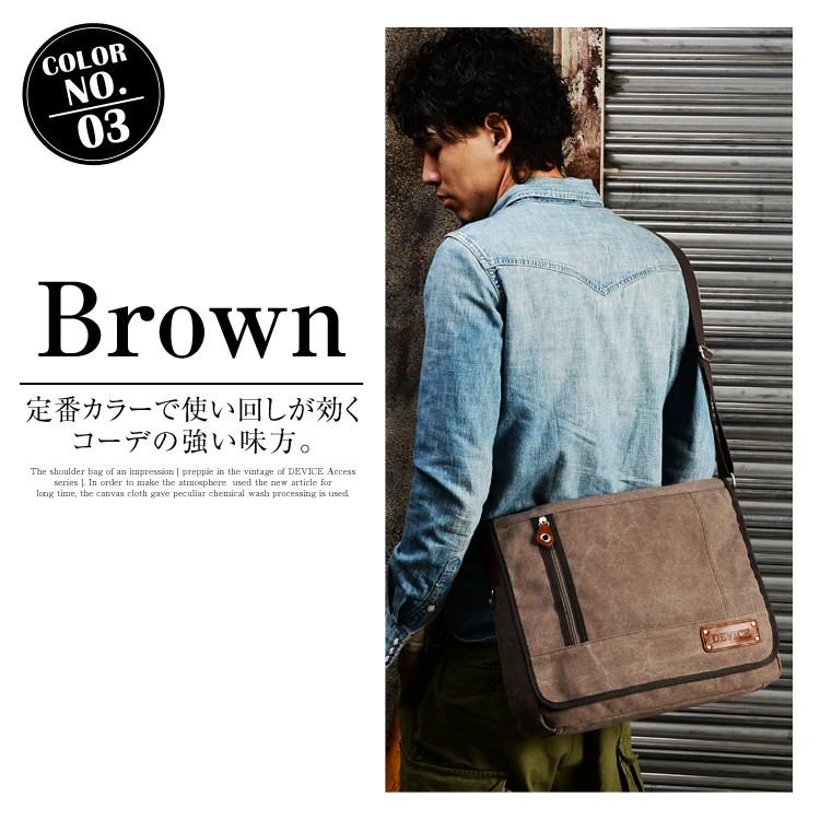 DEVICE（デバイス） メッセンジャーバッグ A4 メンズ ショルダーバッグ