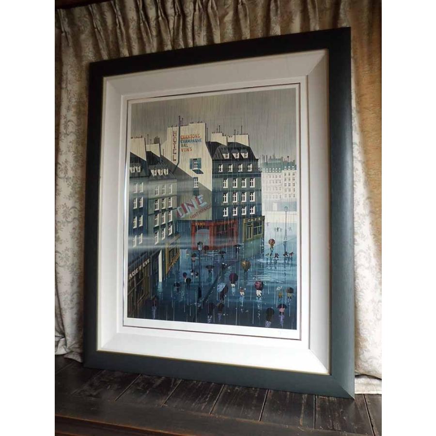 絵画 ヒロ、ヤマガタ レイニーデイIII 版画 シルクスクリーン 全国送料