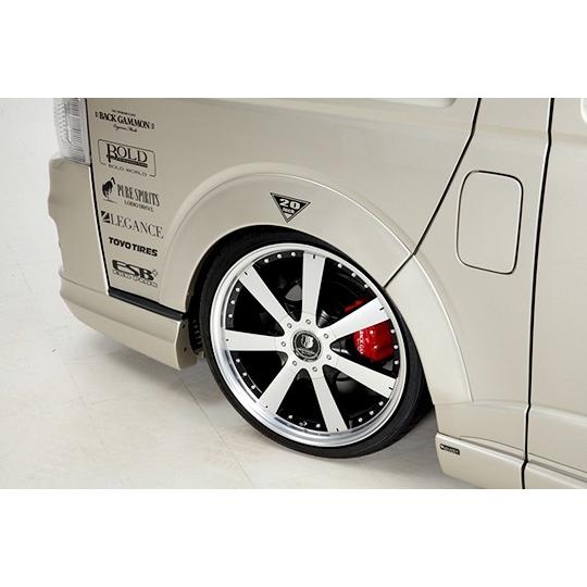 J-CLUB レガンス」200系ハイエース（KDH/TRH200系）用+13mm オーバー