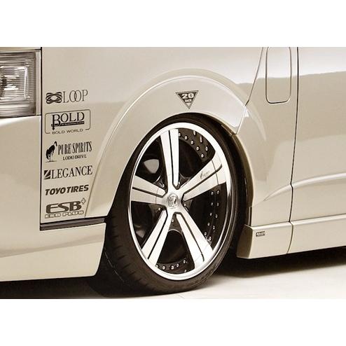 J-CLUB レガンス」200系ハイエース（KDH/TRH200系）用+13mm オーバー