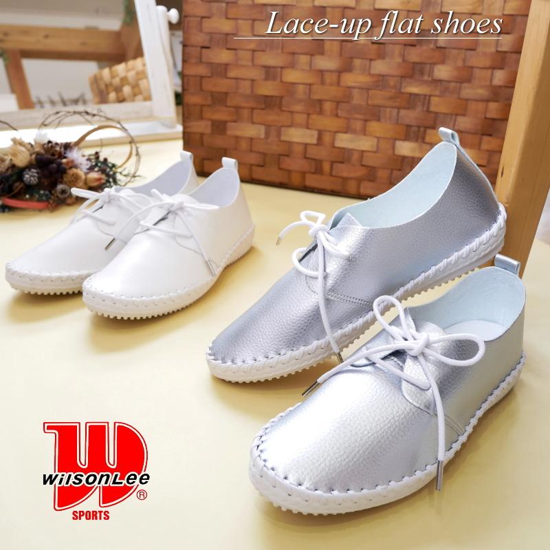 Wilson Lee ウィルソン・リー フラットシューズ 靴 レディース 歩き