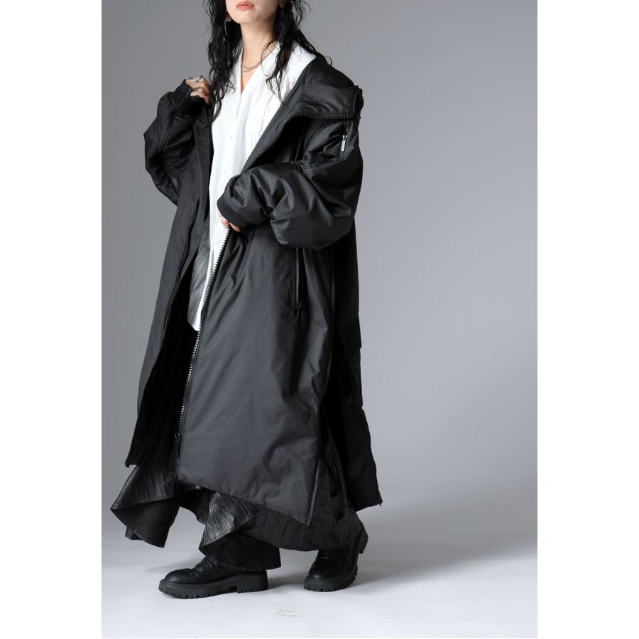 antiqua（アンティカ） サーモライト 中綿 ロングコート レディース