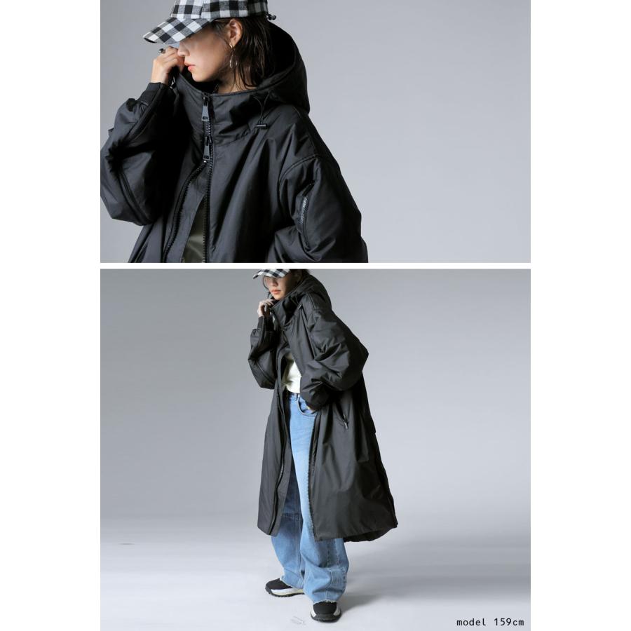 antiqua（アンティカ） サーモライト 中綿 ロングコート レディース