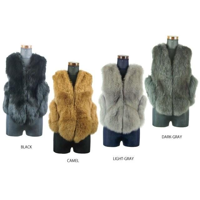 AnneCoquine（アンコキーヌ） リアルFOXファー ベスト（7032） ファー