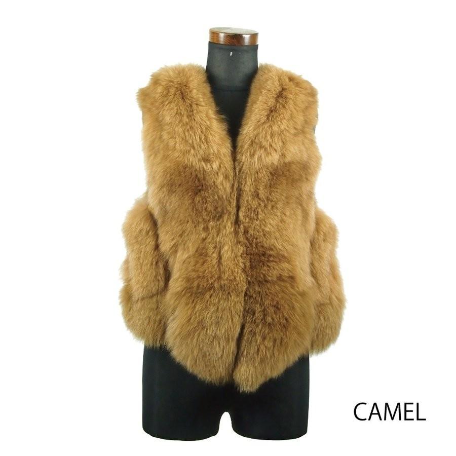 AnneCoquine（アンコキーヌ） リアルFOXファー ベスト（7032） ファー