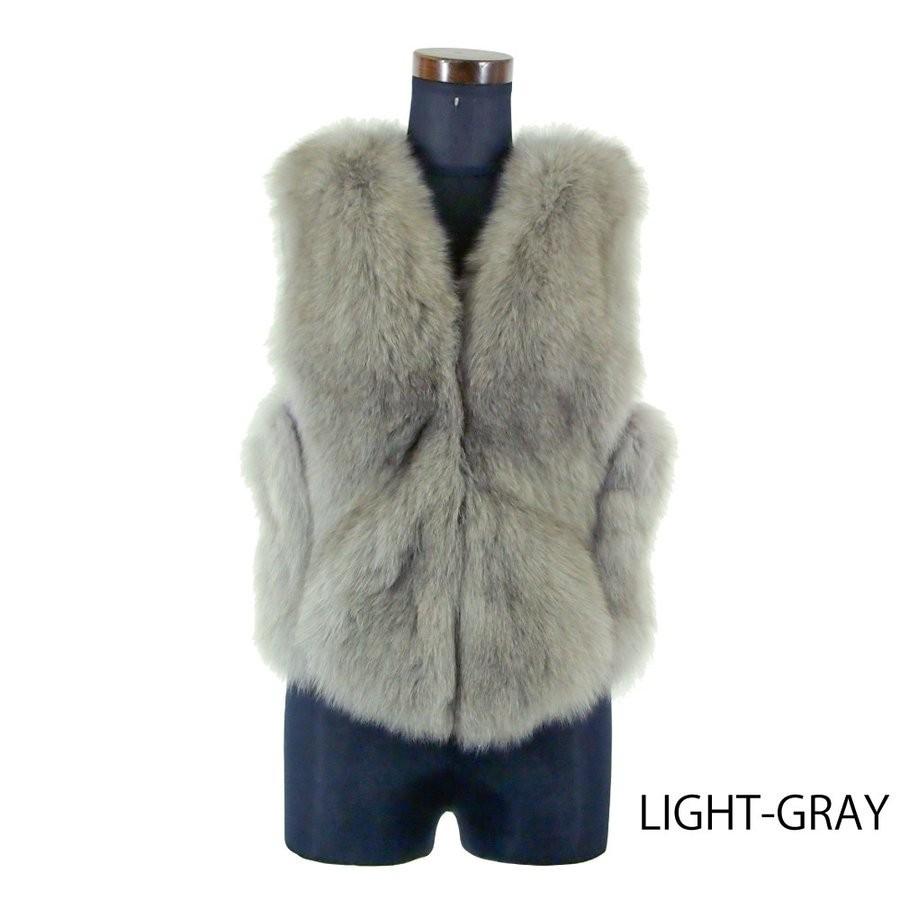 AnneCoquine（アンコキーヌ） リアルFOXファー ベスト（7032） ファー