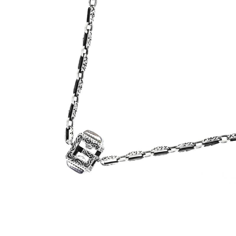 GUCCI（グッチ） ネックレス SV925 スクエアG Gキューブ ペンダント