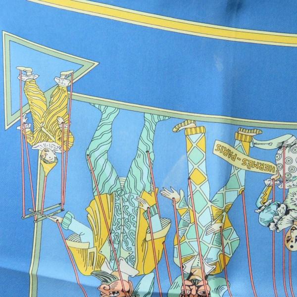 HERMES（エルメス） #apzs スカーフ カレ90 LE TEMPS de MARIONNETTES