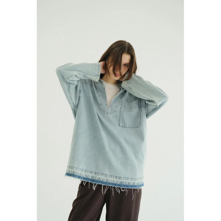 CLANE（クラネ） ライトオンス デニムシャツ - DENIM OVER SKIPPER