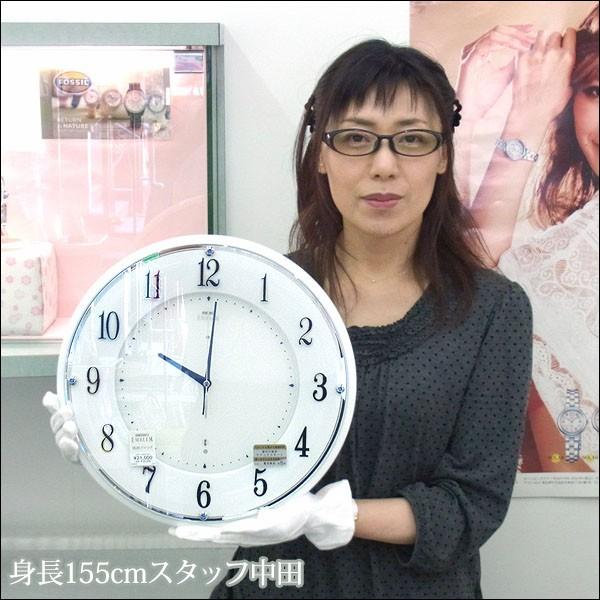 エンブレム 壁掛け時計 セイコー 電波 静音 電波時計 掛時計 クロック