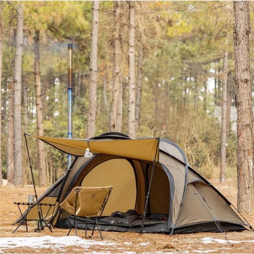 POMOLY LEO 2 ドーム型テント 煙突ガード付き 自立式テント