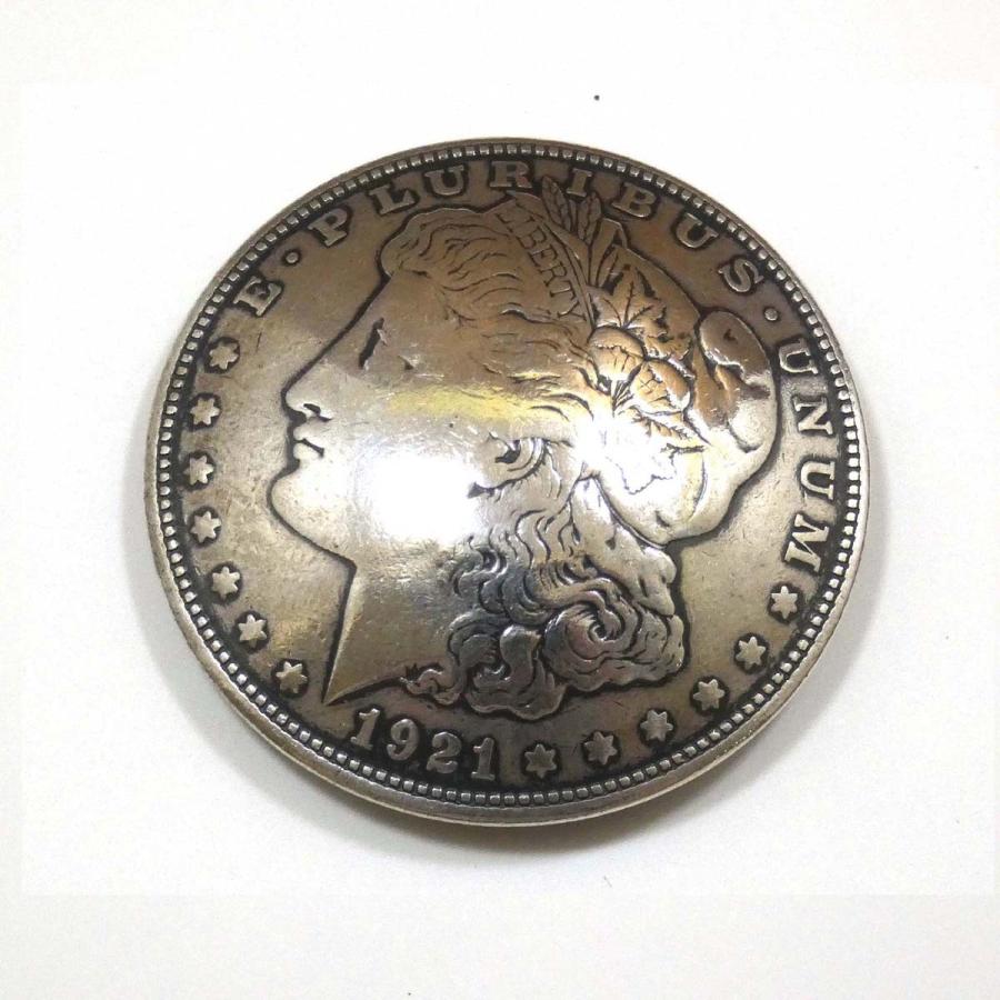 シルバー コンチョ 1ダラー モルガン コインコンチョ オールドコイン