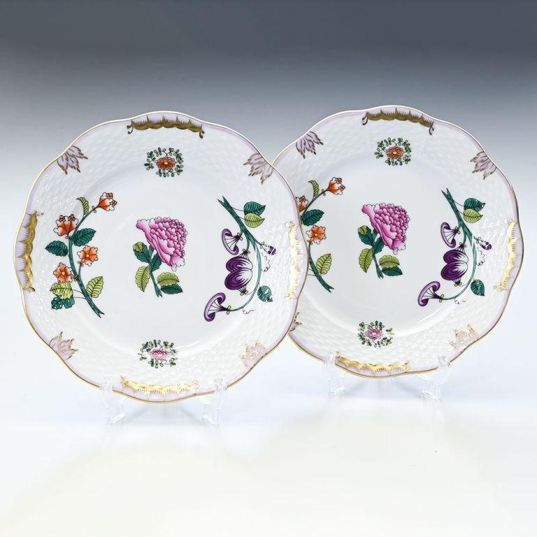 ヘレンド（HEREND） デザートプレート ペア 2個セット WBOシリーズ