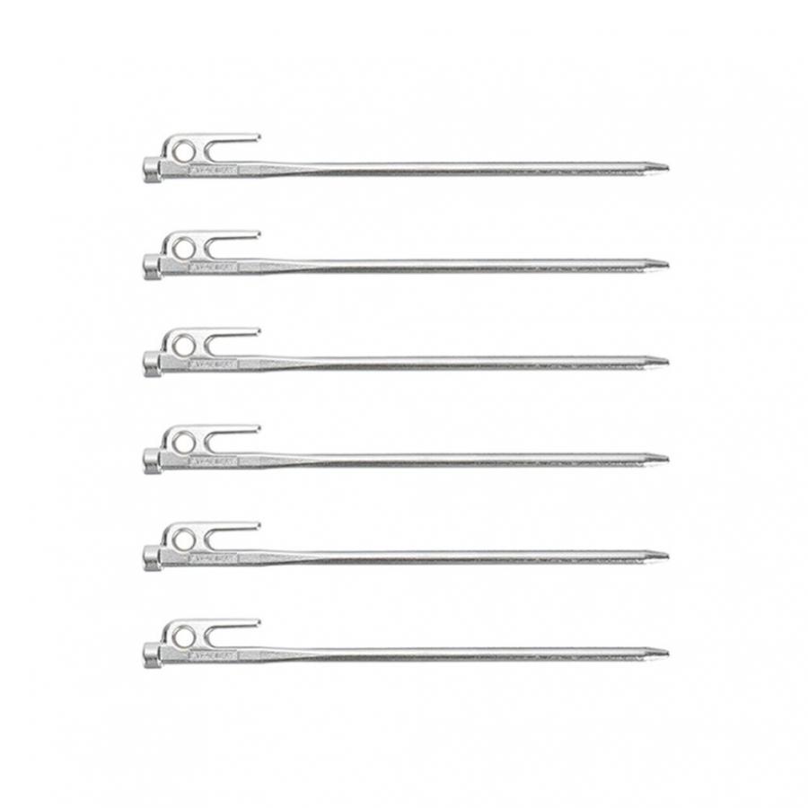 snow peak（スノーピーク） 65周年限定クロームソリッドステーク30 6本