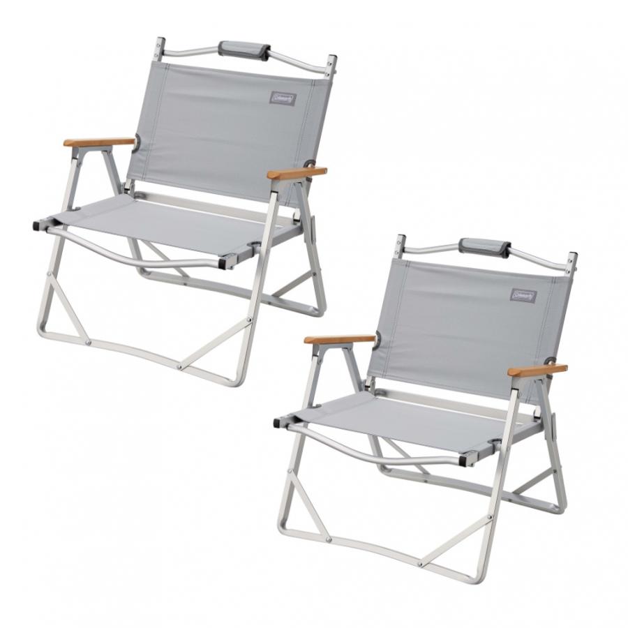 Coleman（コールマン） コンパクトフォールディングチェア グレー 2脚