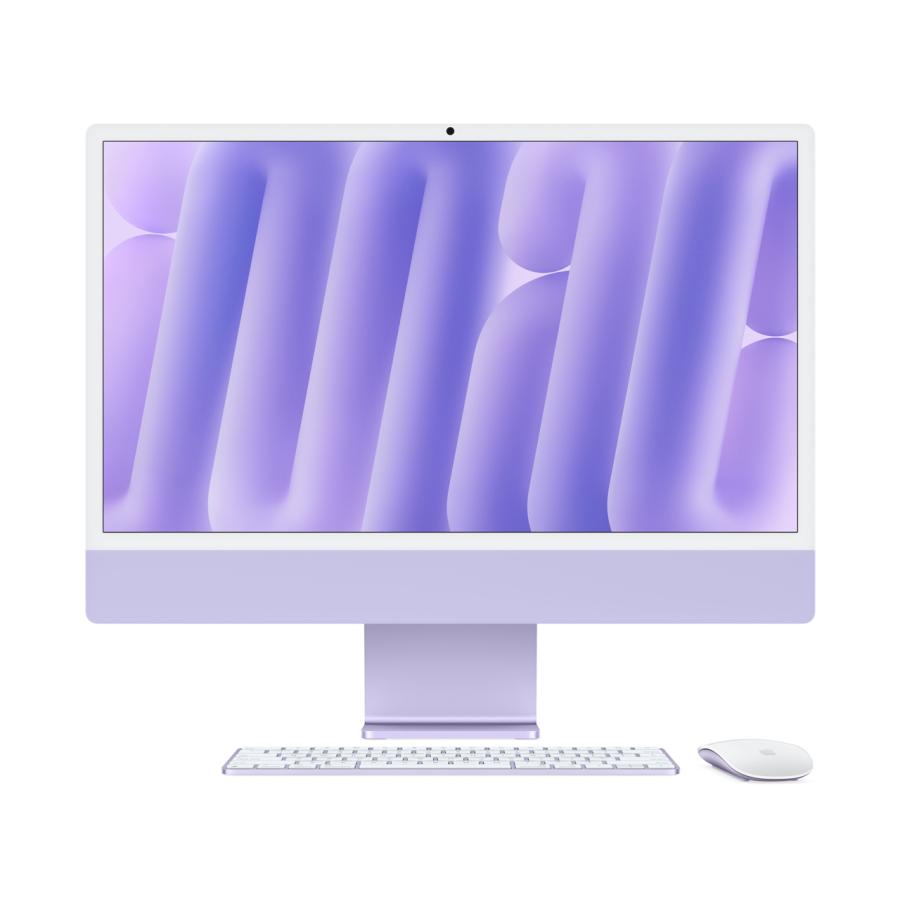 Apple iMac 24インチ M4チップ 10コア 512GB 24GBメモリ [パープル
