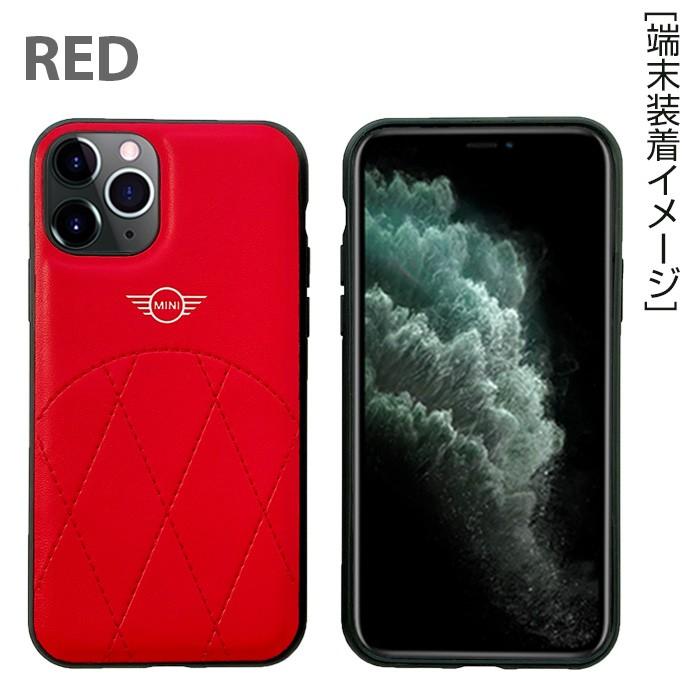 MINI（ミニ） iPhone11Pro ケース iPhone11 本革 PUレザー 背面ケース