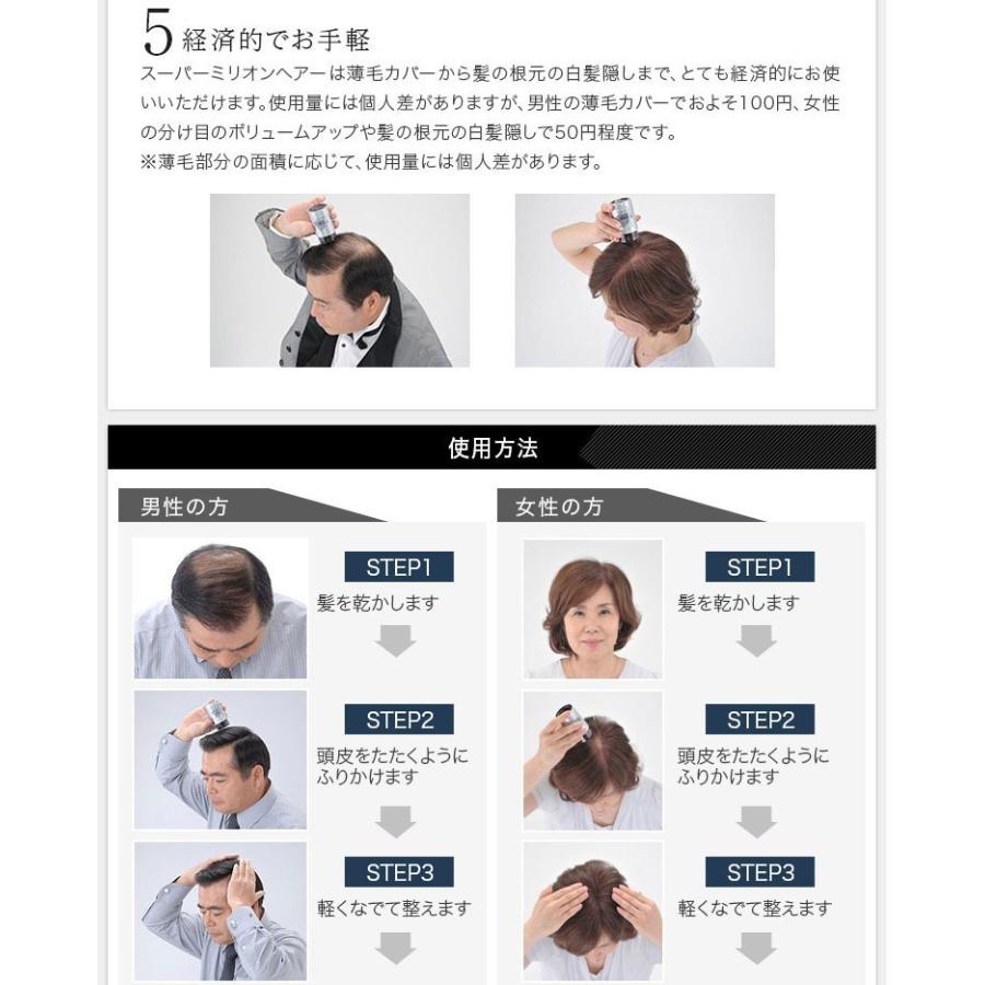 スーパーミリオンヘアー 30g（ダークブラウン）3個セット【メーカー