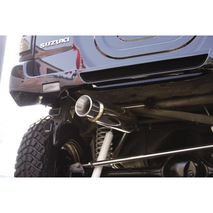 ステンレスマフラージムニー JB23/33/43 ブレストマフラー☆オート