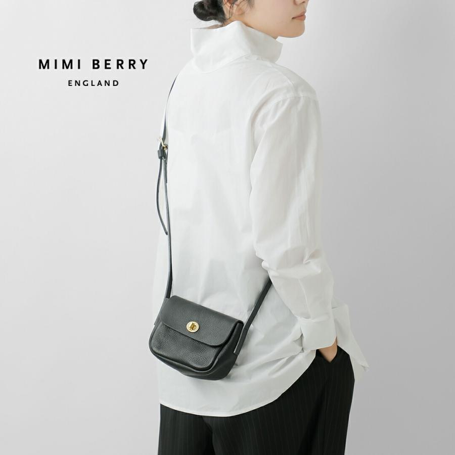 Mimi（ミミ） グレイニー ベジタブル タンニンレザー ショルダーバッグ