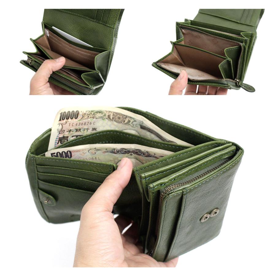 Dakota（ダコタ） 二つ折り財布 財布 ハーヴェスト かぶせ 本革 牛革