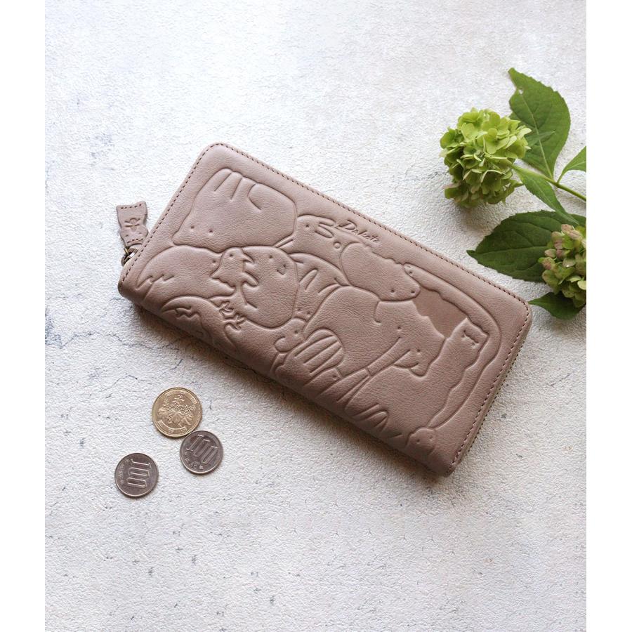 Dakota（ダコタ） グレー再入荷 長財布 ラウンドファスナー アニマーレ