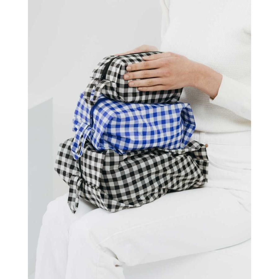 familiar チェック柄トラベルポーチ3点セット familiar チェック柄