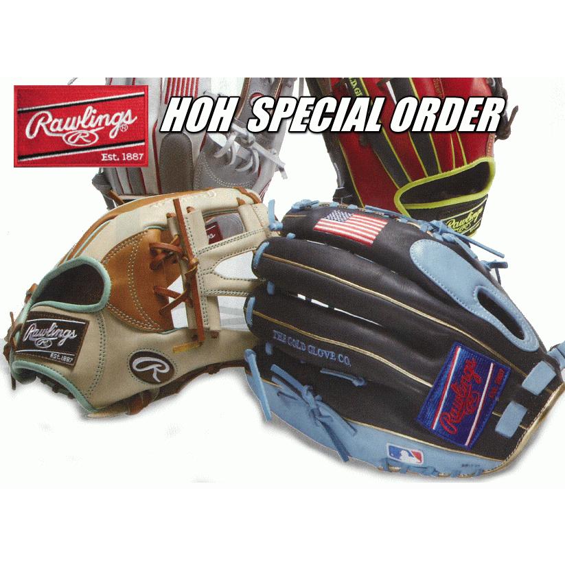 HOH 2026年 ローリングス 硬式 オーダー グラブ グローブ HOHレザー