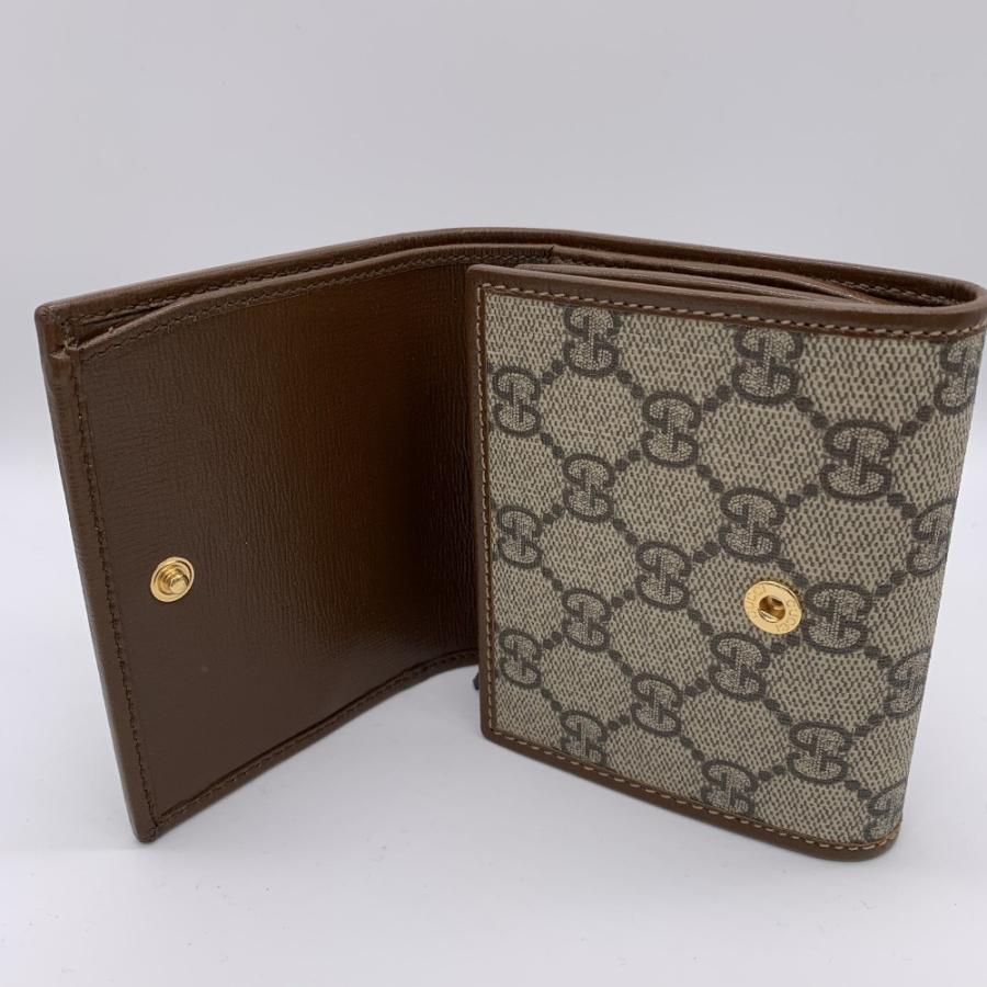 GGキャンバス GUCCI グッチ 1955 ホースビット GG スプリーム 二つ折り