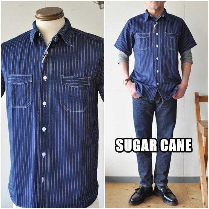 SUGAR CANE シュガーケーン ウォバッシュ 半袖シャツ 36267 東洋