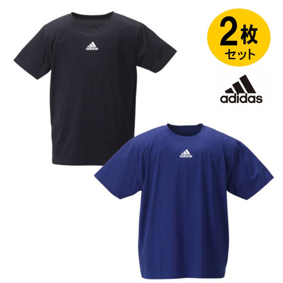 adidas（アディダス） 半袖tシャツ メンズ adidas 2枚セット 大きい