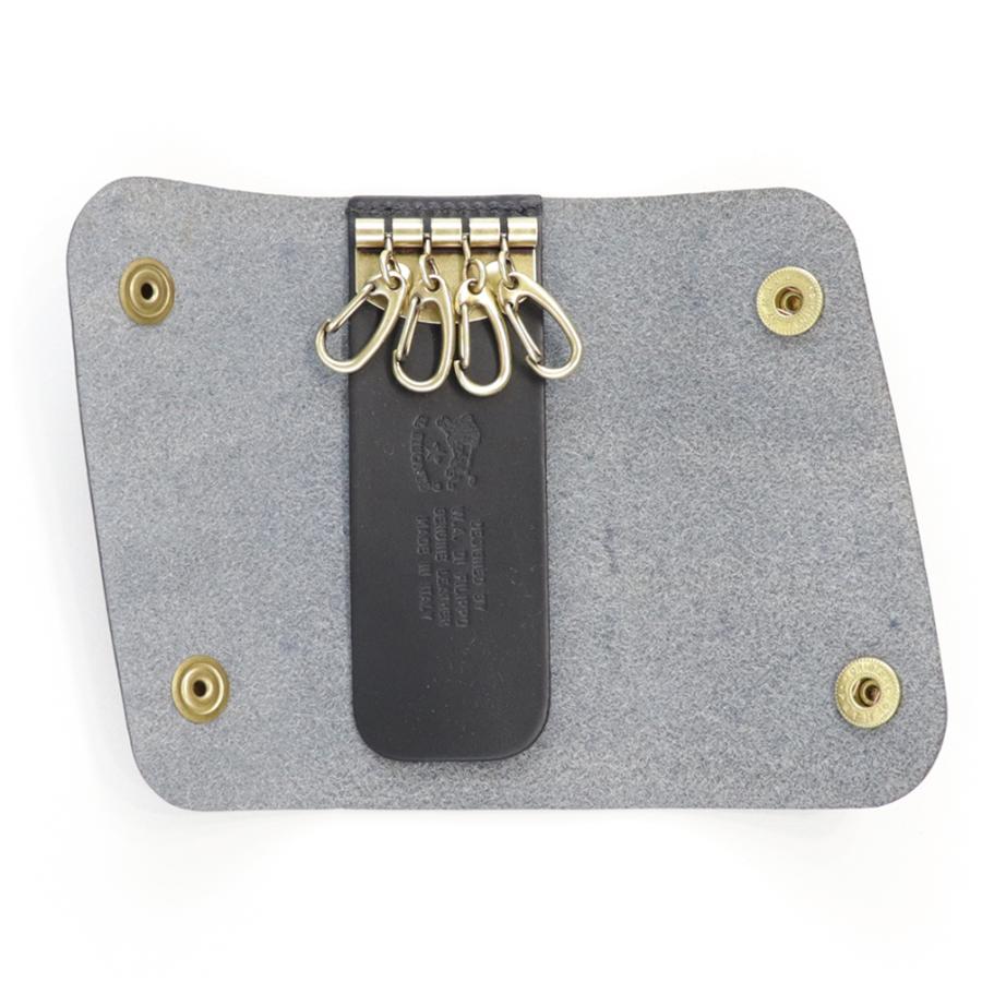 IL BISONTE（イルビゾンテ） キーケース 4連 ブラック ネロ 黒