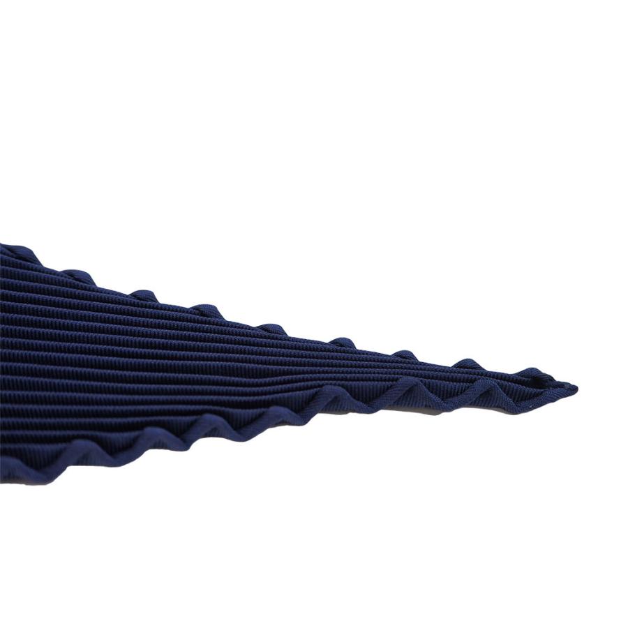 HERMES（エルメス） プリーツカレ スカーフ ネイビー ブルー